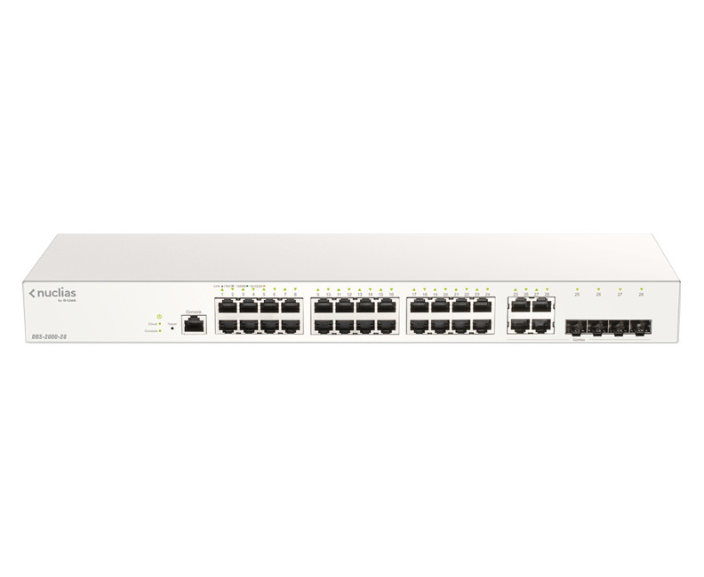 D-Link DBS-2000-28 - Network switch Managed Gigabit Ethernet (10/100/1000) Grey
