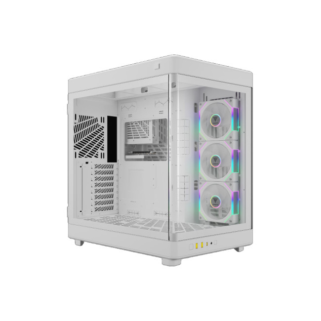 Gamdias NESO P1 PRO Tempered Glass Full Tower Gaming PC Case - White