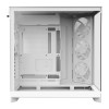 NZXT H9 Flow RGB (2025) Tempered Glass Dual Chamber Mid Tower PC Case - White