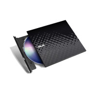 ASUS SDRW-08D2S-U Lite Portable DVD±R/RW Optical Disc Drive - Black