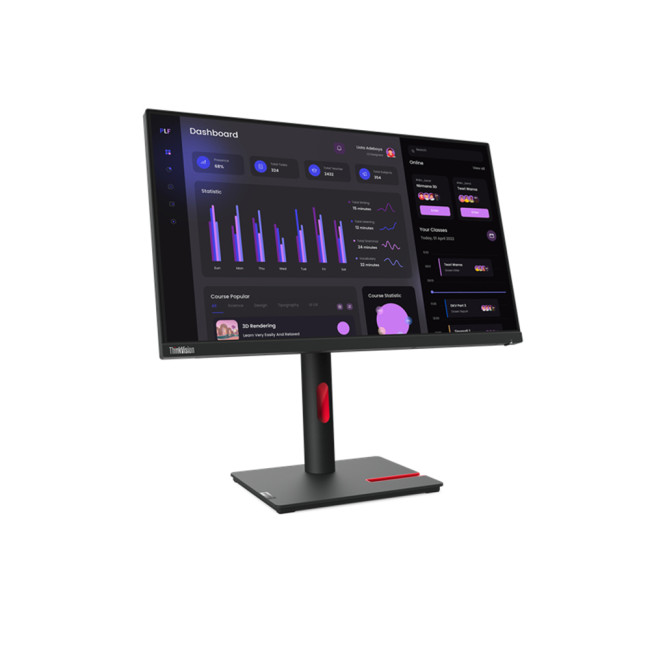 Lenovo ThinkVision T24i-30 23.8" 1920 x 1080 Full HD IPS WLED Flat Monitor