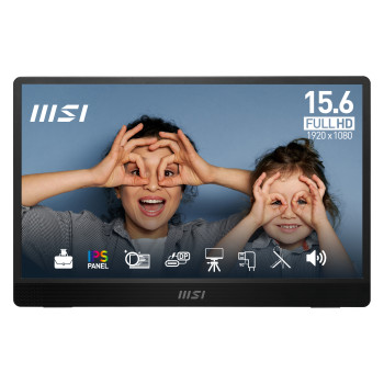 MSI PRO MP161 E2U 15.6" IPS Full HD USB-C Portable Monitor