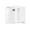 1st Player RT5 WH Tempared Glass Micro Tower Gaming PC Case - White