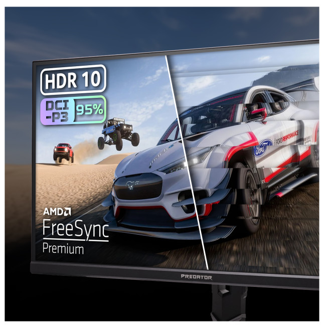 Acer Predator XB323QKV4 32" Dual Frame UHD 4K 160Hz / 320Hz FHD FreeSync Premium Gaming Monitor