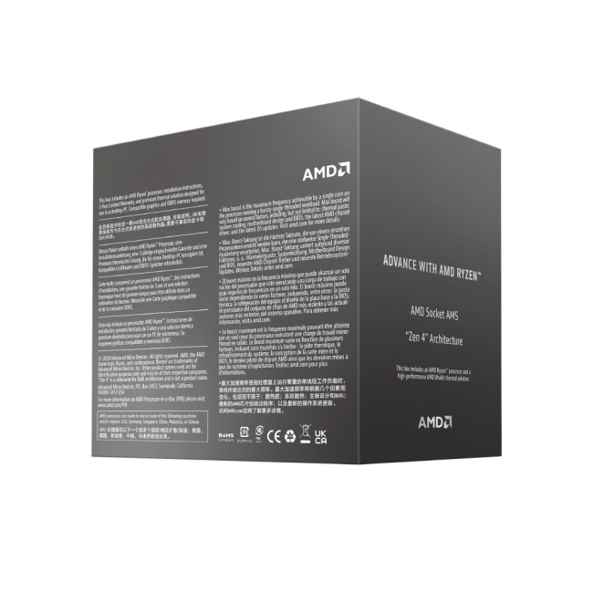 AMD Ryzen 7 8700F AM5 Zen 4 4.10 GHz Dual  Processor