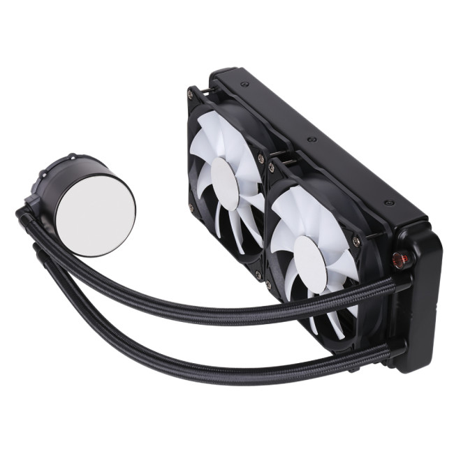CiT Pro Glacier 240mm 4-Pin PWM ARGB Infinity AIO Liquid Cooler Black