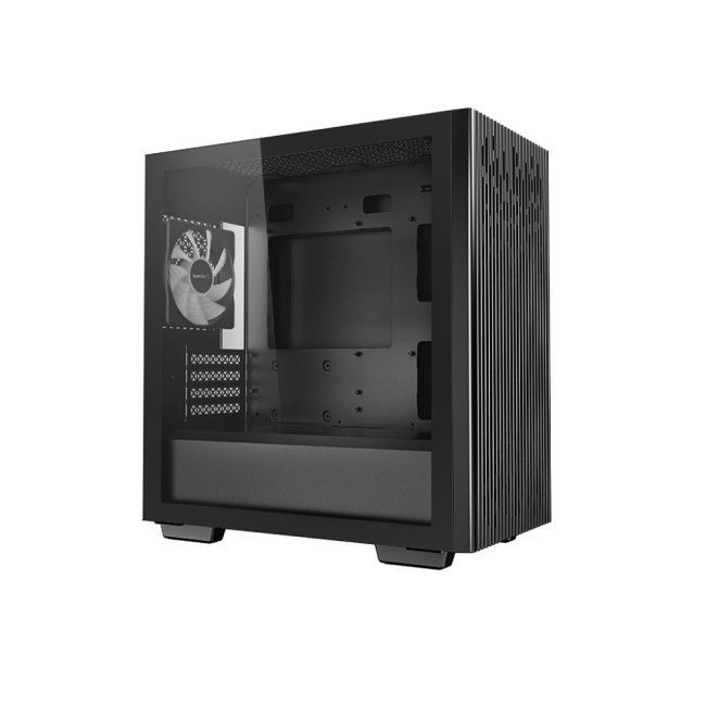 DeepCool 40 3FS ATX Micro ATX Tempared Glass Black PC Case