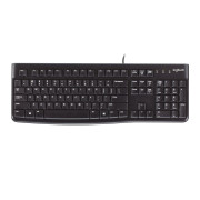 Logitech K120 Wired Keyboard USB QWERTY UK English Layout 1.5 m Cable - Black