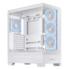 ASUS A31 PLUS TG ARGB Tempared Glass Mid Tower Gaming PC Case - White