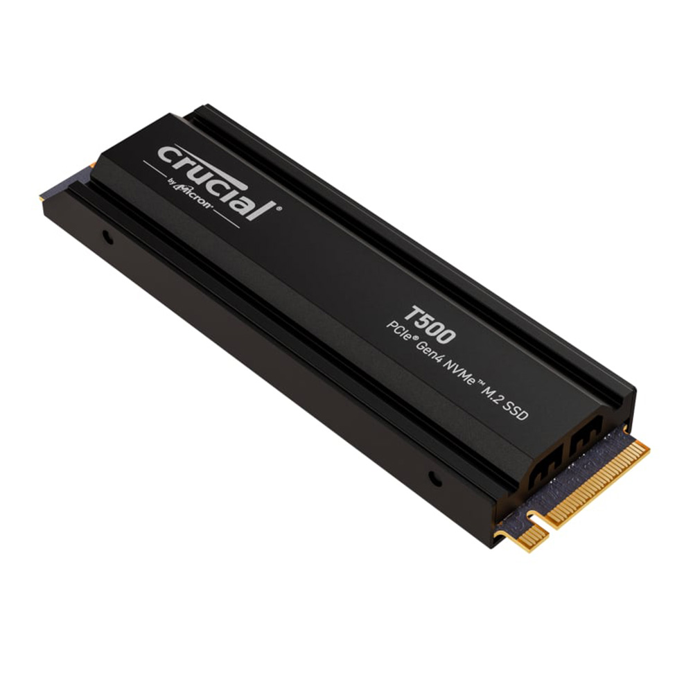 Crucial 2TB T500 M.2 PCIe 4.0 NVMe Heatsink SSD