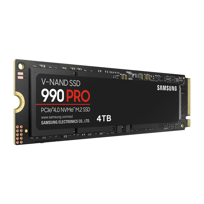 Samsung 990 Pro M.2 4TB PCI Express 4.0 V-NAND TLC NVMe Solid State Drive (SSD)
