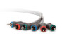 Techlink Wires - 3 RCA Plugs To 3 RCA Plugs RGB - Length 5 Meter