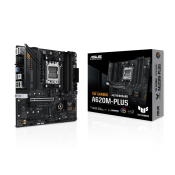 ASUS TUF GAMING A620M-PLUS Micro-ATX Socket AM5 Motherboard
