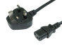 Target Kettle Lead Power Cable UK 3-pin Plug, PVC Connectors, IEC 13 Socket 5Amp