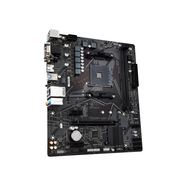 GIGABYTE AMD A520M S2H DDR4 micro ATX AM4 Motherboard