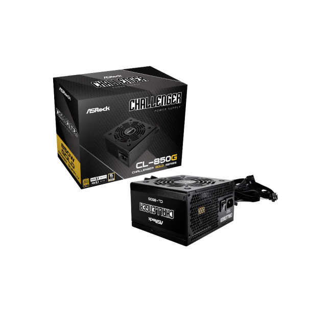 Asrock 850W Challenger CL-850G 850W 80+ Gold ATX 3.1 PSU Power Supply