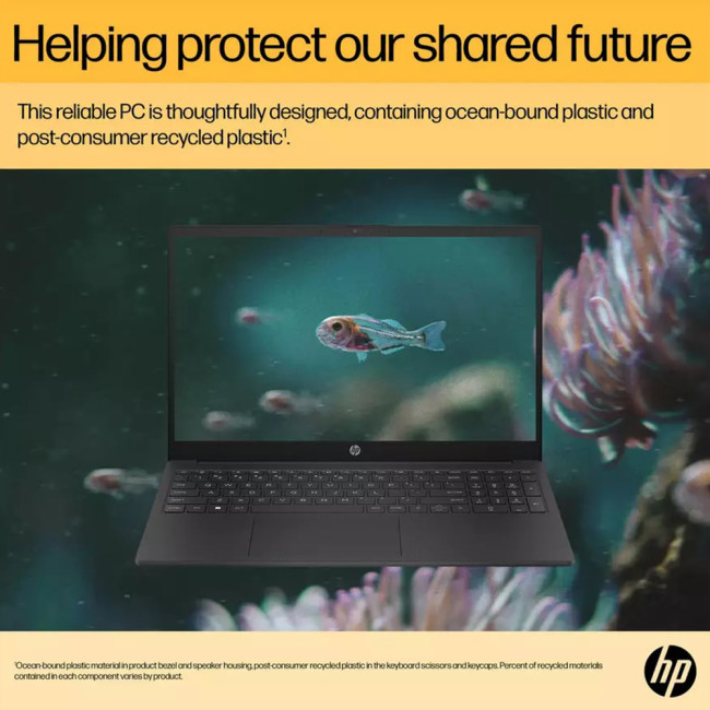 HP 15-fc0017na AMD Ryzen 5 7520U 8GB RAM 256GB SSD 15.6" Full HD IPS Windows 11 Home Laptop