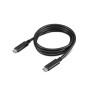 Lenovo 1m USB-C cable Male Straight 10000 Mbit/s Data Transfer Rate