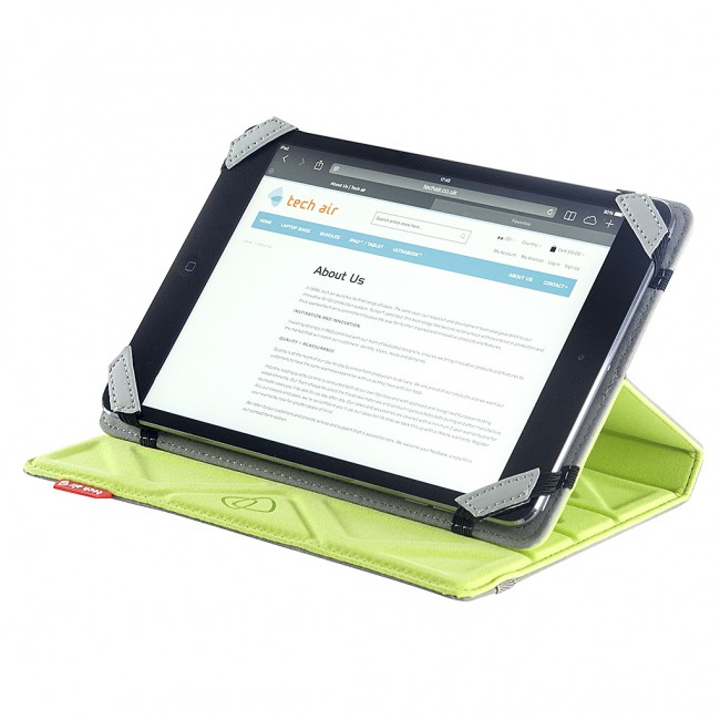 Techair 7-inch Flip & Reverse Universal Tablet Case in Green & Grey - TAXUT020