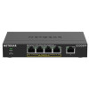 NETGEAR GS305EPP Managed Gigabit Ethernet 5 Ports Network Switch - Black
