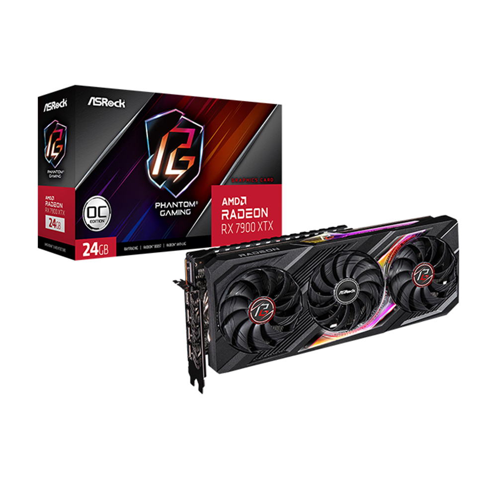 グラフィックボード・グラボ・ビデオカード ASRock Radeon RX 7800 XT & Ryzen7 5700x Asrock RX 7900 XTX 24GB GDDR6 GPU PCIe 4.0