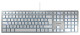 CHERRY KC 6000 Slim PnP Standard USB Wire Silver/white AZERTY French Keyboard