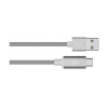 Griffin Braided USB A to USB Type-C Male to Male Cable - 1m Silver - GP-005-SLV