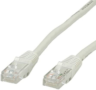 VALUE 1M Cat 5e UTP Patch Cord Cable (Class D), High Speed RJ45 Lead, Grey - 21.99.0501