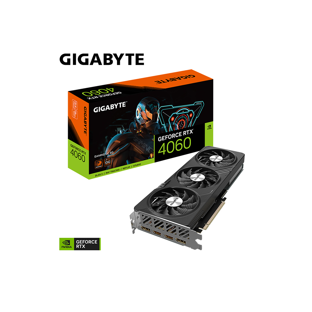 Gigabyte GAMING RTX 4060 GV-N4060GAMING OC-8GD Graphics Card