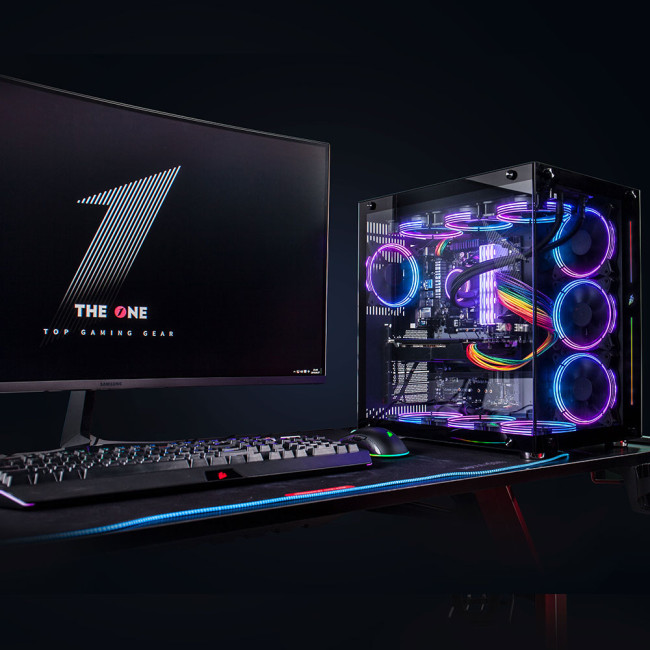 1st Player SP8 ATX Micro ATX Tempared Glass Black PC Case