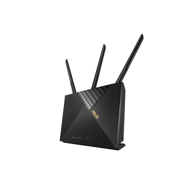 Refurbished ASUS 4G-AX56 Gigabit Ethernet Dual-band 2.4 GHz / 5 GHz Wireless Router Black