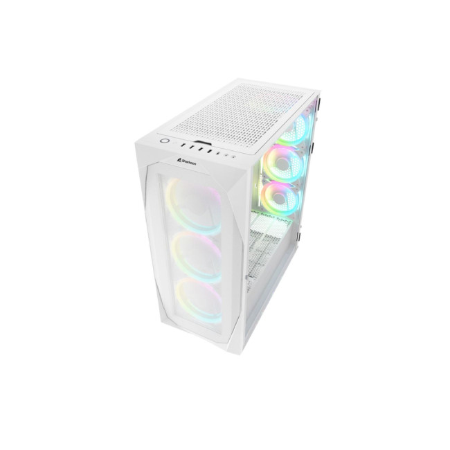 Sharkoon REV300 Black RGB Tempered Glass ATX Gaming PC Case