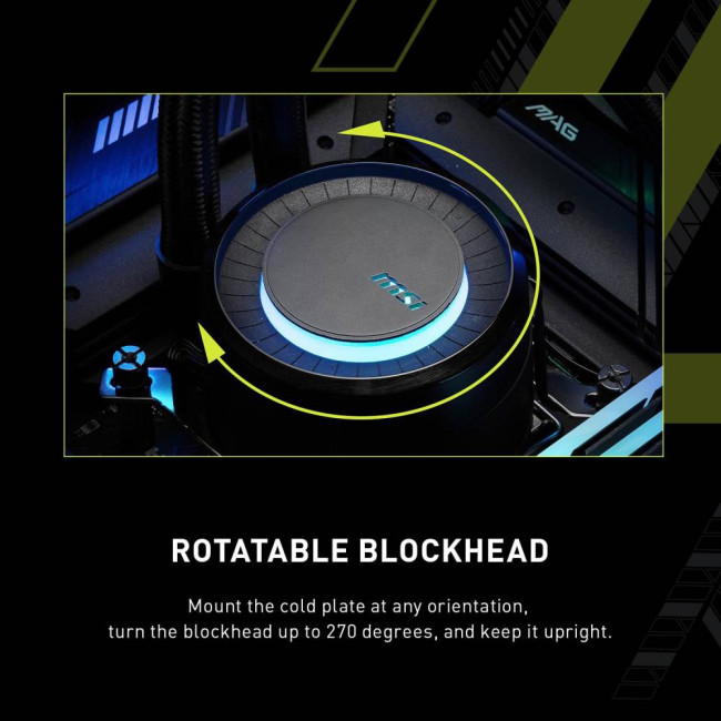 Refurbished MSI MAG CORELIQUID E Series CPU Liquid Cooler - Black