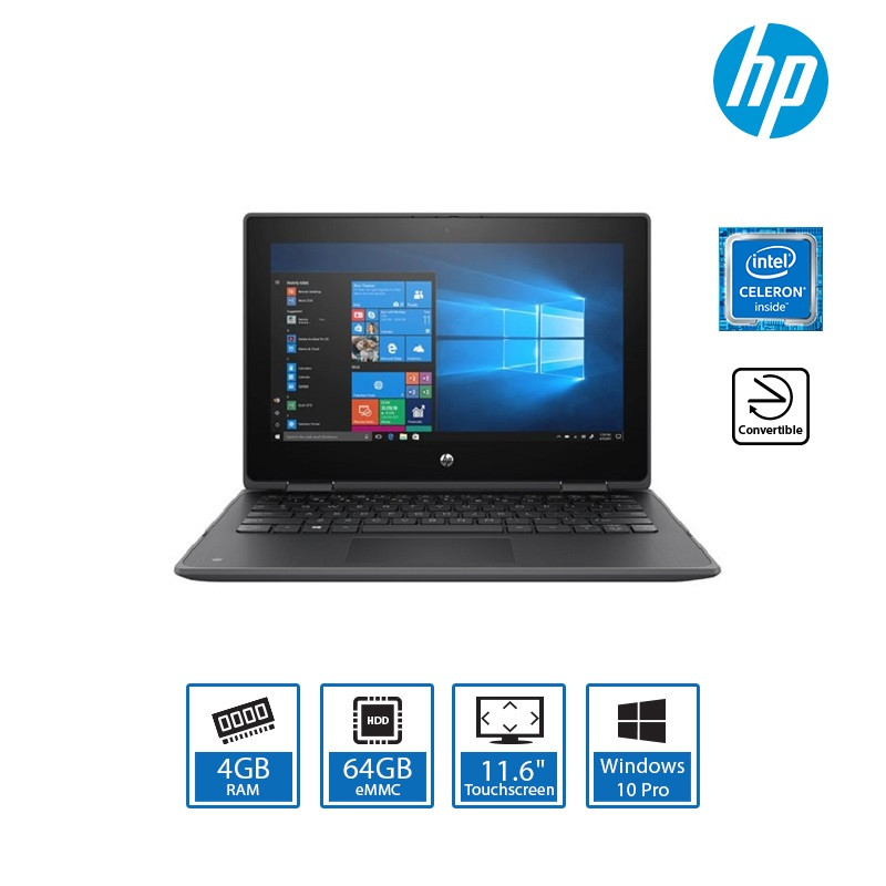 HP ProBook x360 11 G5 EE Intel Celeron N4020 4GB RAM 64GB SSD 11.6