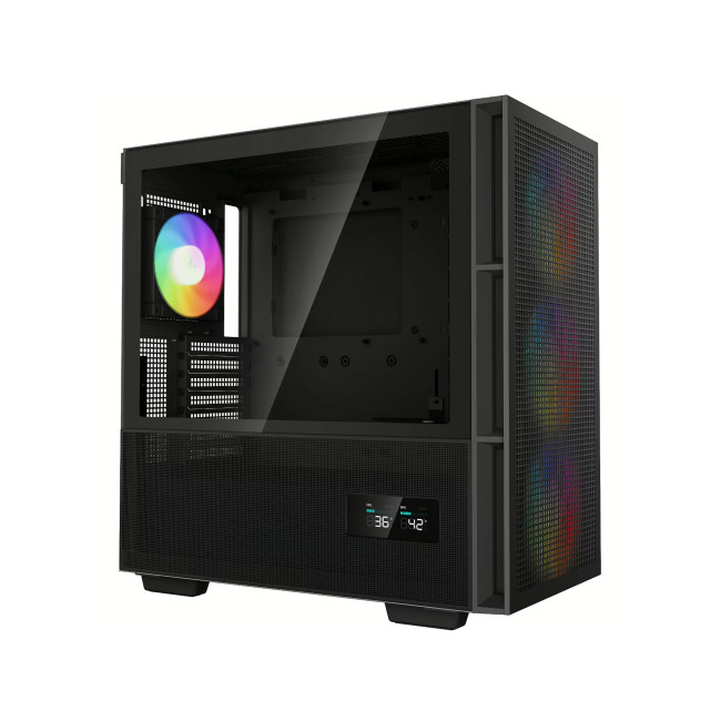 DeepCool CH560 Digital Mid Tower ATX Gaming PC Case with 4 x RGB Fans - Black
