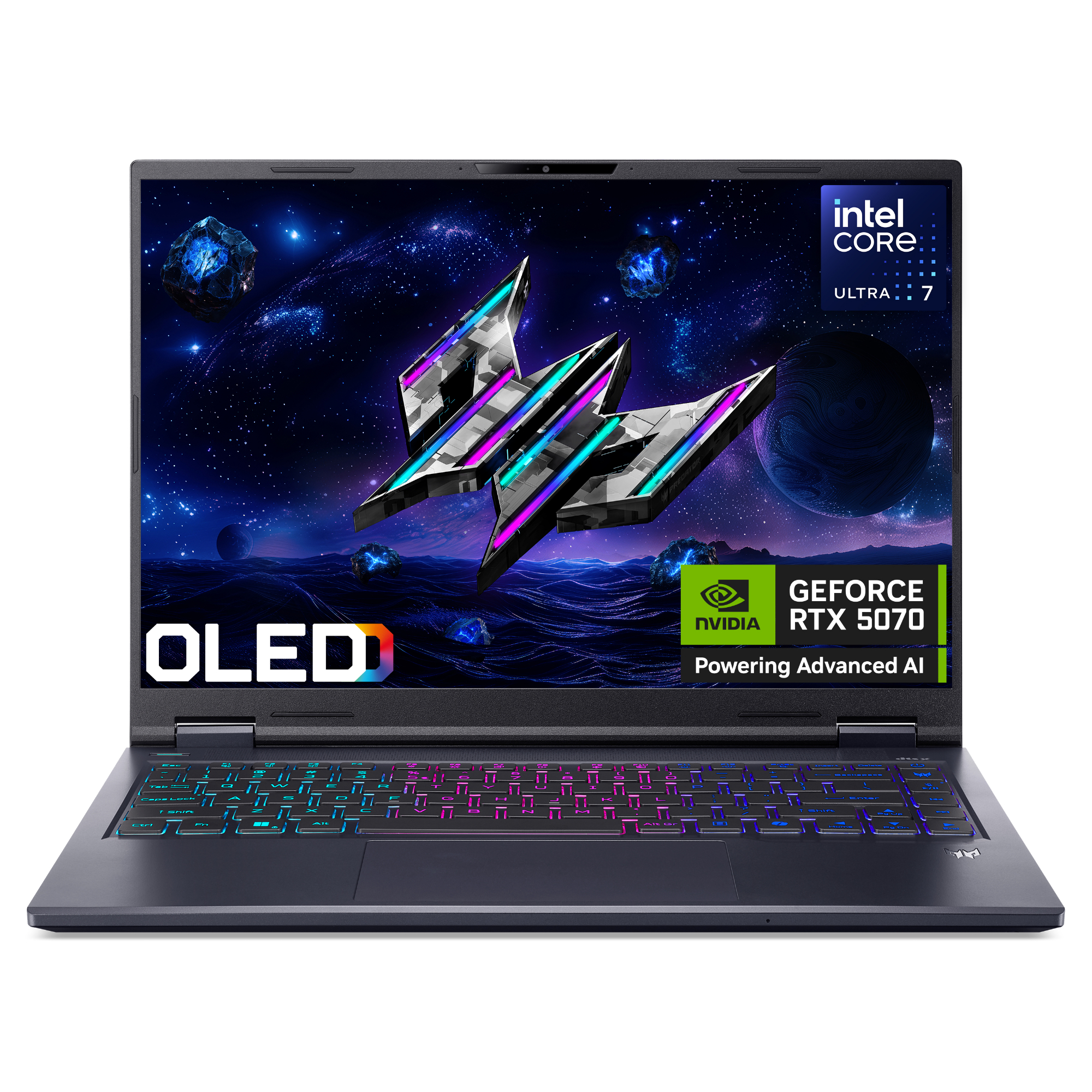 Acer Black Predator Helios Neo 14 Ai Nh.qy1ek.004 Intel Core Ultra 7 32Gb Ram 1Tb Ssd Rtx 5070 120Hz 14.5" Windows 11 Home Gaming Laptop