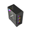 Vida Typhoon ATX ARGB Tempered Glass Gaming PC Case - Black