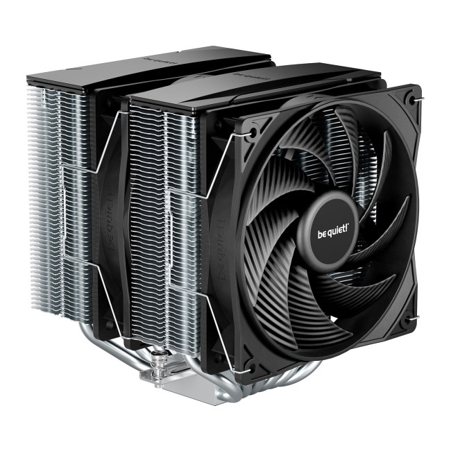 be quiet! Pure Rock Pro 3 Dual Tower 4-pin PWM CPU Air Cooler Silver
