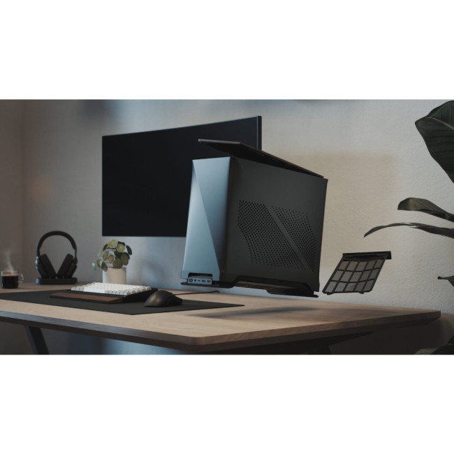 Fractal Design Era 2 Mini-ITX SFF Gaming PC Case - Charcoal Gray