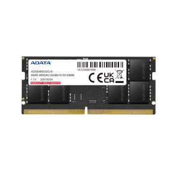 ADATA Premier AD5S480032G-S 32GB (1 x 32GB) 4800 MHz DDR5 Laptop RAM