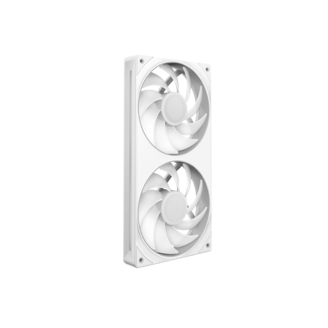 NZXT F240 RGB Unibody White 8 Pin PWM Pc Fan - 2 Fan Pack