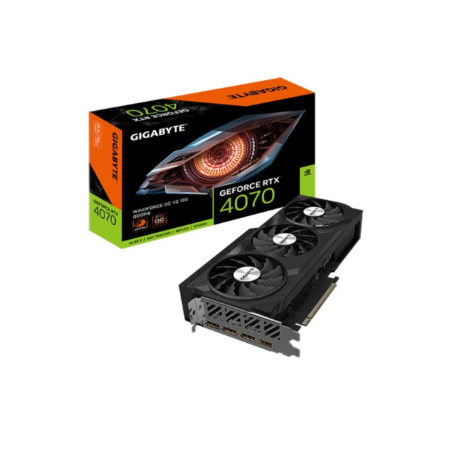 GIGABYTE GeForce RTX 4070 WINDFORCE OC 12GB Ada Lovelace Graphics Card