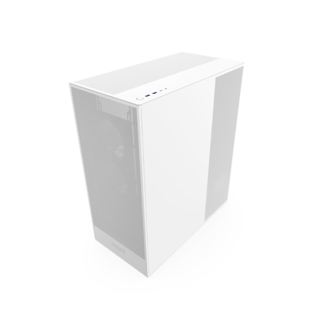 NZXT H7 Flow RGBTempered Glass Mid Tower PC Case White