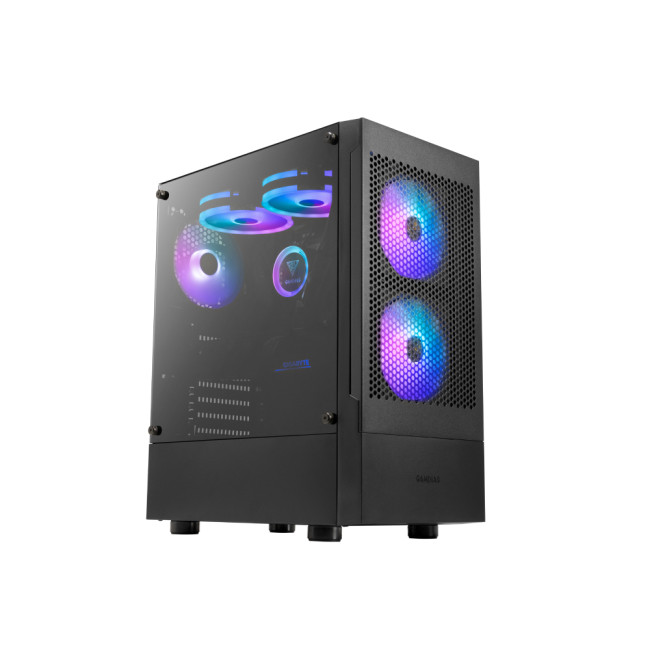 Gamdias TALOS E3 MESH Tempered Glass Mid Tower Gaming PC Case - Black