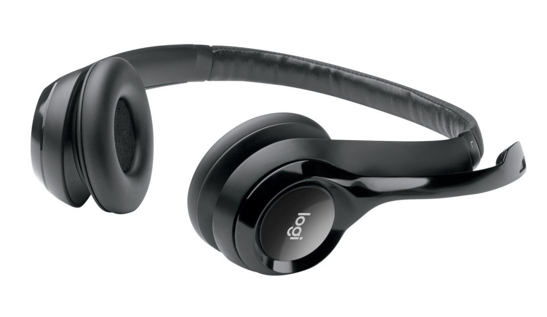 Logitech H390 Wired USB Headset Black - 981-000406