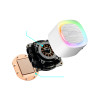 GAMDIAS AURA GL360 V2 White 360mm RGB All-in-One Liquid Cooler