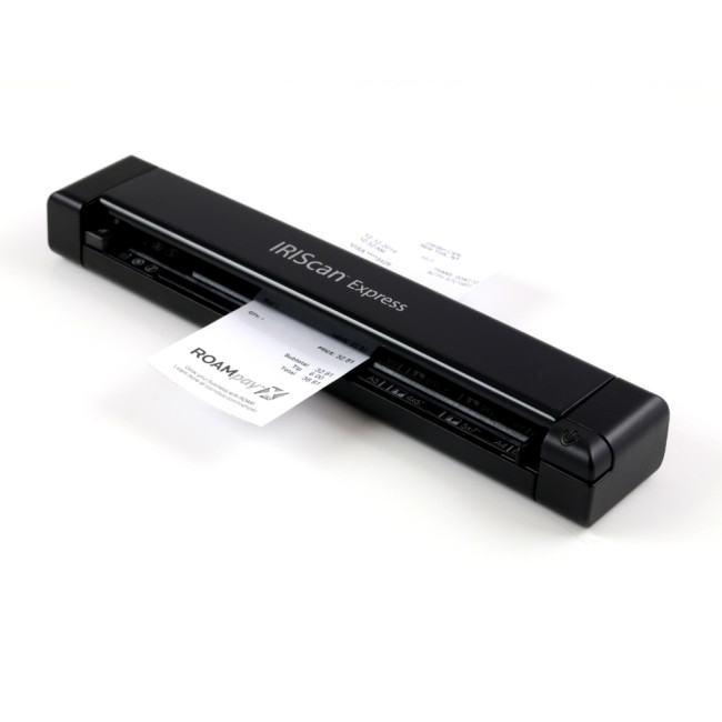 IRIScan Express 4  CIS Sensor 1200 x 1200 DPI USB Sheet-fed scanner Black