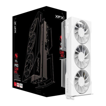 XFX Radeon RX 9060 XT SWIFT Gaming 16GB OC Graphics Card - White