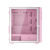 1st Player IS3-BK ARGB Tempered Glass Mid Tower Gaming Case - Pink