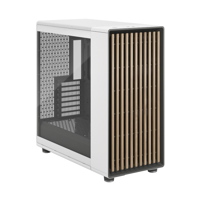Fractal Design North XL Full Tower Tempered Glass PC Case Chalk White Clear Tint